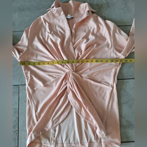 Byron Lars Twist Front Blouse Size 14 - Picture 6 of 6